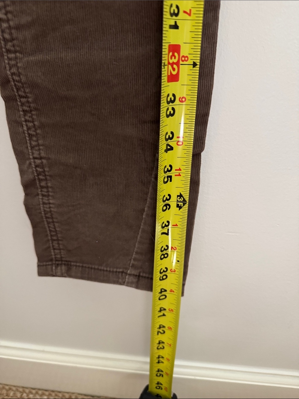 NWT Free People Corduroy Skinny Pants Brown Size 29 Stretch Ankle Jeans - Picture 8 of 9